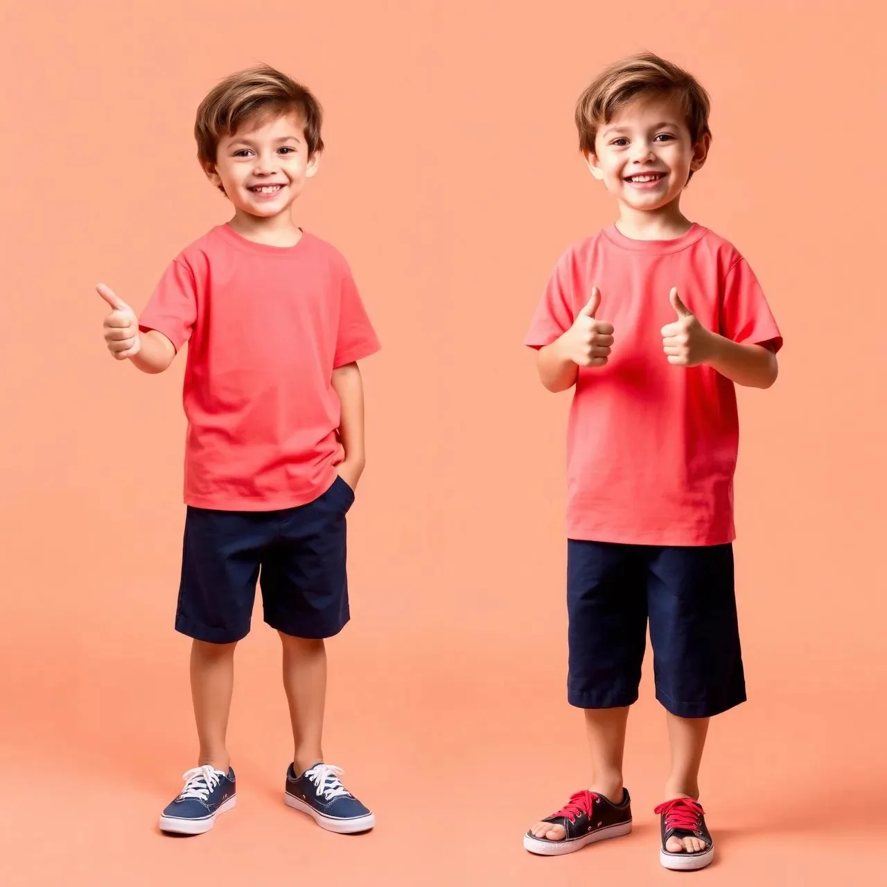 Comfortable kids streetwear set for everyday wear